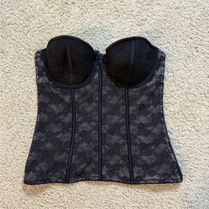 Victoria secret Elegant Black Lace Bustier